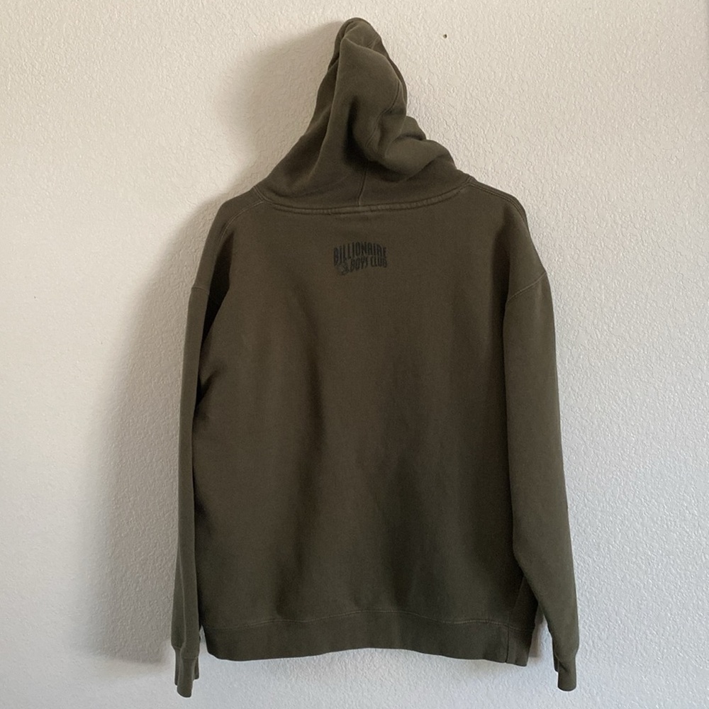 Billionaire Boys Club x Soulection Olive Green Hoodie Size M - Picture 2 of 6